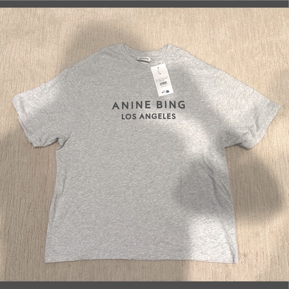 ANINE BING Myers Logo T-Shirt Sz M NTW - Picture 6 of 6